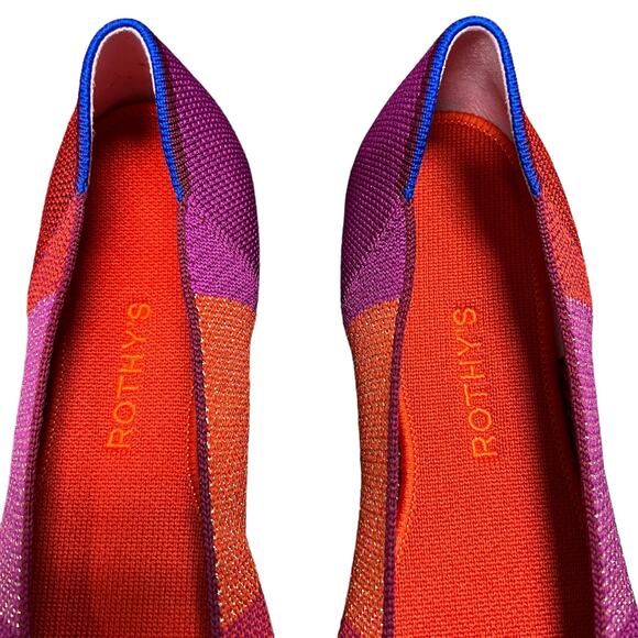 Rothy’s The Point in Metallic‎ Pomegranate Limited Edition Size 10 - Picture 3 of 8